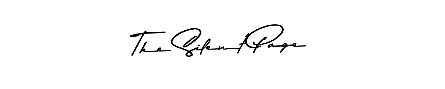 Also You can easily find your signature by using the search form. We will create The Silent Page name handwritten signature images for you free of cost using Asem Kandis PERSONAL USE sign style. The Silent Page signature style 9 images and pictures png