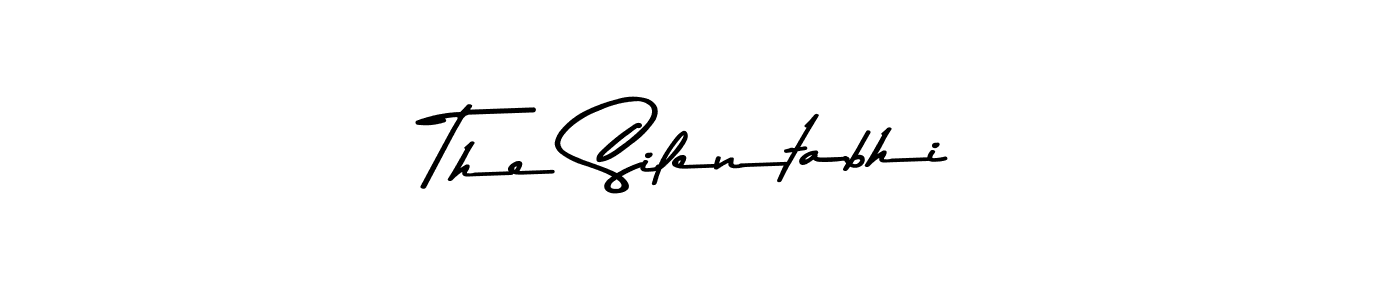 Make a beautiful signature design for name The Silentabhi. With this signature (Asem Kandis PERSONAL USE) style, you can create a handwritten signature for free. The Silentabhi signature style 9 images and pictures png