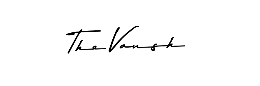 You should practise on your own different ways (Asem Kandis PERSONAL USE) to write your name (The Vansh) in signature. don't let someone else do it for you. The Vansh signature style 9 images and pictures png