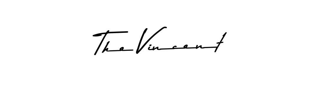 Design your own signature with our free online signature maker. With this signature software, you can create a handwritten (Asem Kandis PERSONAL USE) signature for name The Vincent. The Vincent signature style 9 images and pictures png