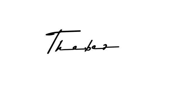 Design your own signature with our free online signature maker. With this signature software, you can create a handwritten (Asem Kandis PERSONAL USE) signature for name Thebez. Thebez signature style 9 images and pictures png