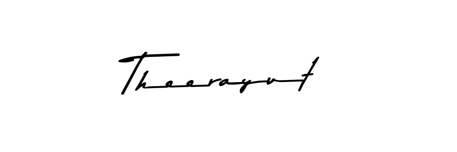 Design your own signature with our free online signature maker. With this signature software, you can create a handwritten (Asem Kandis PERSONAL USE) signature for name Theerayut. Theerayut signature style 9 images and pictures png
