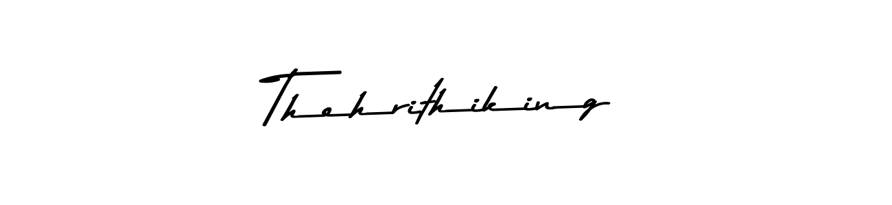 Similarly Asem Kandis PERSONAL USE is the best handwritten signature design. Signature creator online .You can use it as an online autograph creator for name Thehrithiking. Thehrithiking signature style 9 images and pictures png