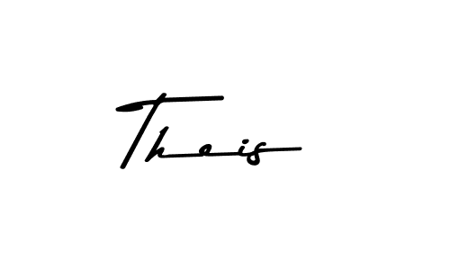 This is the best signature style for the Theis name. Also you like these signature font (Asem Kandis PERSONAL USE). Mix name signature. Theis signature style 9 images and pictures png