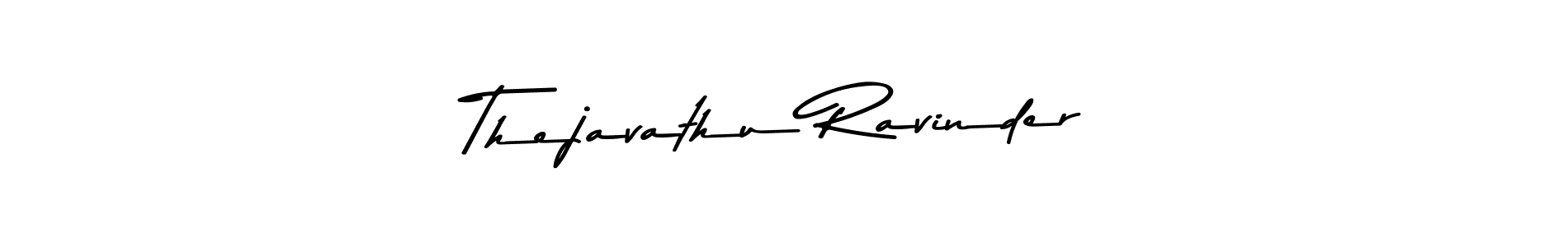 Design your own signature with our free online signature maker. With this signature software, you can create a handwritten (Asem Kandis PERSONAL USE) signature for name Thejavathu Ravinder. Thejavathu Ravinder signature style 9 images and pictures png