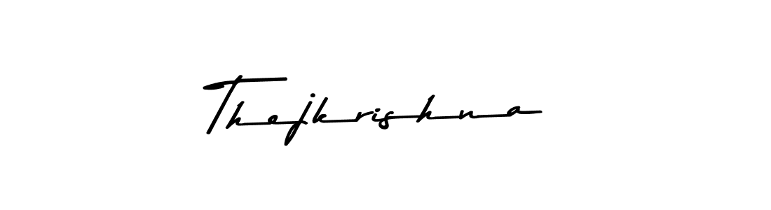 The best way (Asem Kandis PERSONAL USE) to make a short signature is to pick only two or three words in your name. The name Thejkrishna include a total of six letters. For converting this name. Thejkrishna signature style 9 images and pictures png