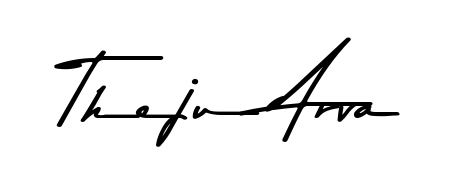 Also You can easily find your signature by using the search form. We will create Theju Arva name handwritten signature images for you free of cost using Asem Kandis PERSONAL USE sign style. Theju Arva signature style 9 images and pictures png