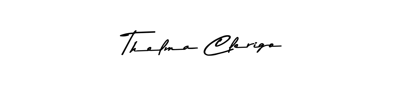 Also we have Thelma Clerigo name is the best signature style. Create professional handwritten signature collection using Asem Kandis PERSONAL USE autograph style. Thelma Clerigo signature style 9 images and pictures png