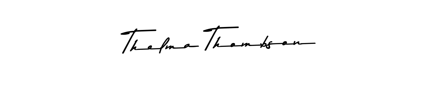 Thelma Thombson stylish signature style. Best Handwritten Sign (Asem Kandis PERSONAL USE) for my name. Handwritten Signature Collection Ideas for my name Thelma Thombson. Thelma Thombson signature style 9 images and pictures png