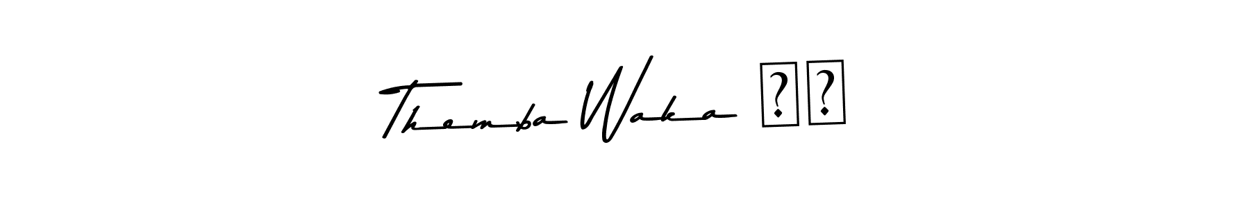 How to make Themba Waka ♥️ signature? Asem Kandis PERSONAL USE is a professional autograph style. Create handwritten signature for Themba Waka ♥️ name. Themba Waka ♥️ signature style 9 images and pictures png