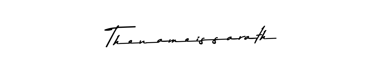 How to make Thenameissarath name signature. Use Asem Kandis PERSONAL USE style for creating short signs online. This is the latest handwritten sign. Thenameissarath signature style 9 images and pictures png