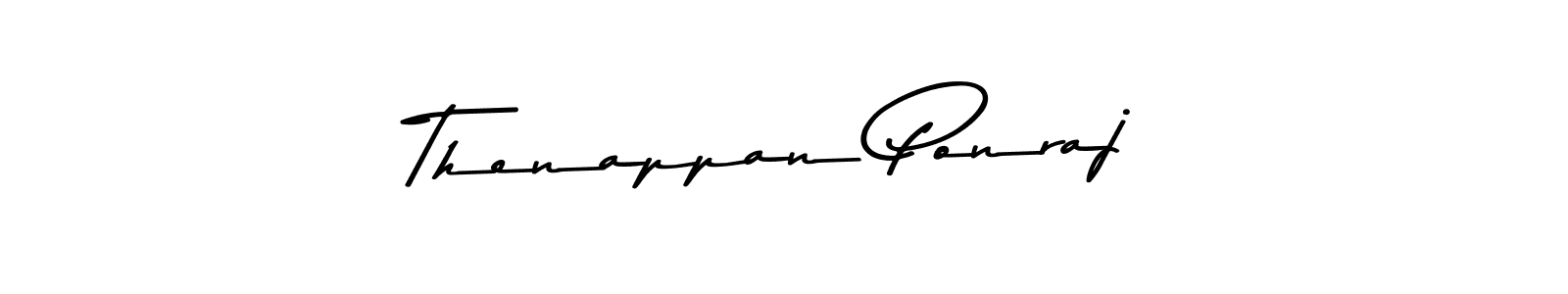 Use a signature maker to create a handwritten signature online. With this signature software, you can design (Asem Kandis PERSONAL USE) your own signature for name Thenappan Ponraj. Thenappan Ponraj signature style 9 images and pictures png