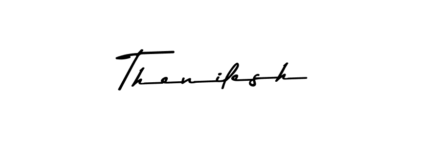 Also You can easily find your signature by using the search form. We will create Thenilesh name handwritten signature images for you free of cost using Asem Kandis PERSONAL USE sign style. Thenilesh signature style 9 images and pictures png
