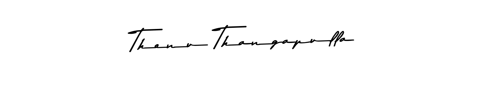 Make a beautiful signature design for name Thenu Thangapulla. With this signature (Asem Kandis PERSONAL USE) style, you can create a handwritten signature for free. Thenu Thangapulla signature style 9 images and pictures png