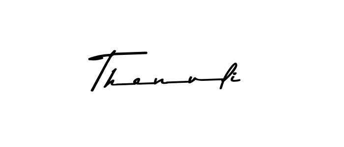 Use a signature maker to create a handwritten signature online. With this signature software, you can design (Asem Kandis PERSONAL USE) your own signature for name Thenuli. Thenuli signature style 9 images and pictures png