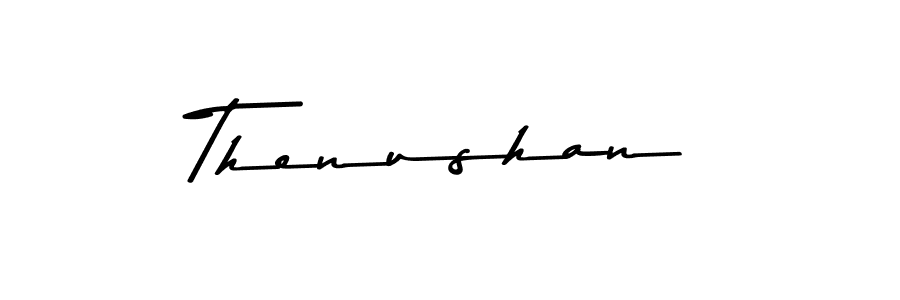 Make a beautiful signature design for name Thenushan. With this signature (Asem Kandis PERSONAL USE) style, you can create a handwritten signature for free. Thenushan signature style 9 images and pictures png