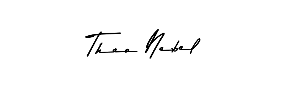 The best way (Asem Kandis PERSONAL USE) to make a short signature is to pick only two or three words in your name. The name Theo Nebel include a total of six letters. For converting this name. Theo Nebel signature style 9 images and pictures png