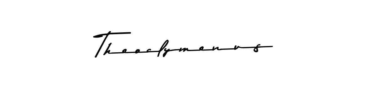 Use a signature maker to create a handwritten signature online. With this signature software, you can design (Asem Kandis PERSONAL USE) your own signature for name Theoclymenus. Theoclymenus signature style 9 images and pictures png