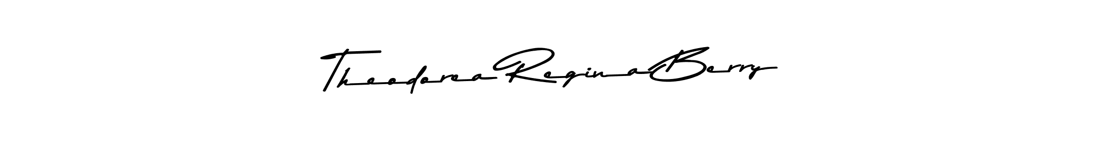 Make a beautiful signature design for name Theodorea Regina Berry. With this signature (Asem Kandis PERSONAL USE) style, you can create a handwritten signature for free. Theodorea Regina Berry signature style 9 images and pictures png