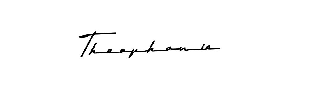 Use a signature maker to create a handwritten signature online. With this signature software, you can design (Asem Kandis PERSONAL USE) your own signature for name Theophanie. Theophanie signature style 9 images and pictures png
