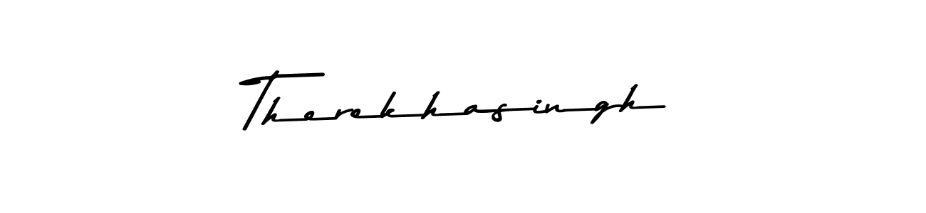 Asem Kandis PERSONAL USE is a professional signature style that is perfect for those who want to add a touch of class to their signature. It is also a great choice for those who want to make their signature more unique. Get Therekhasingh name to fancy signature for free. Therekhasingh signature style 9 images and pictures png