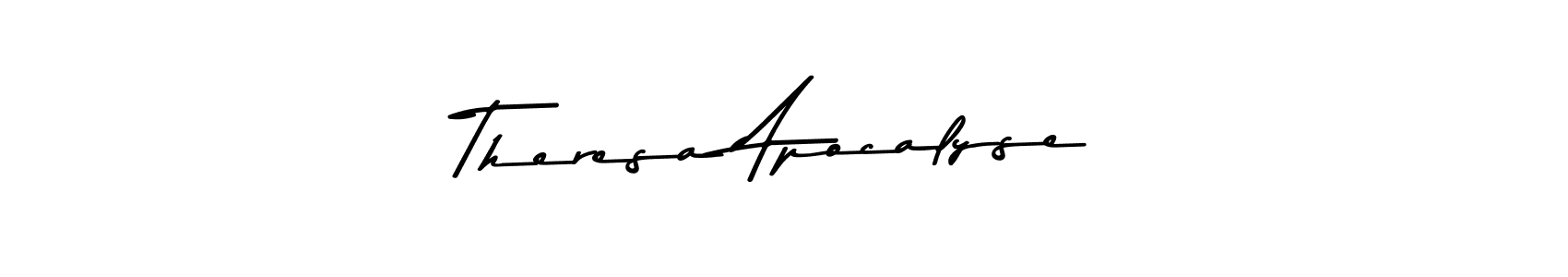 Make a beautiful signature design for name Theresa Apocalyse. Use this online signature maker to create a handwritten signature for free. Theresa Apocalyse signature style 9 images and pictures png