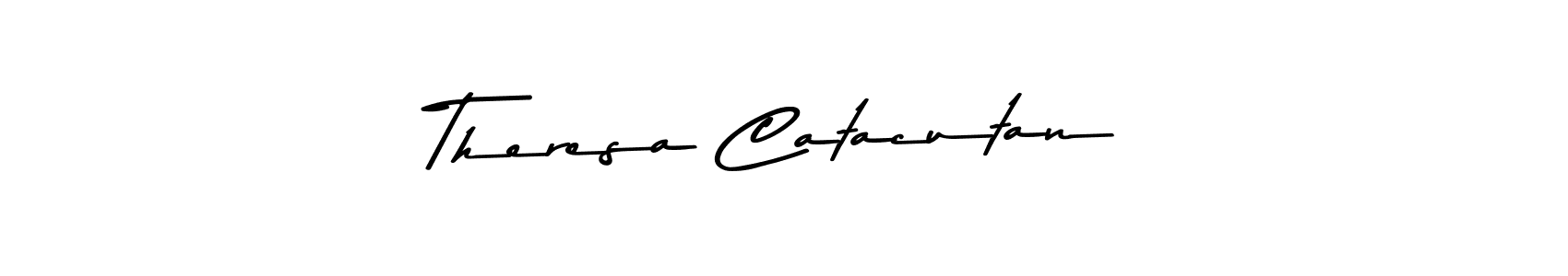 How to Draw Theresa Catacutan signature style? Asem Kandis PERSONAL USE is a latest design signature styles for name Theresa Catacutan. Theresa Catacutan signature style 9 images and pictures png