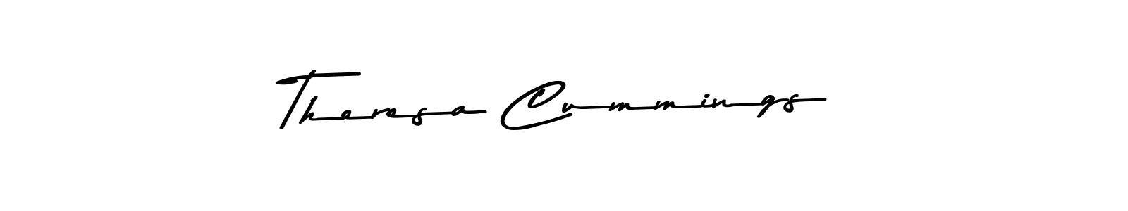 Make a beautiful signature design for name Theresa Cummings. Use this online signature maker to create a handwritten signature for free. Theresa Cummings signature style 9 images and pictures png