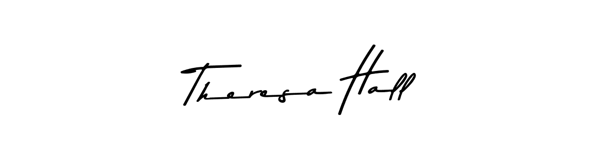 Use a signature maker to create a handwritten signature online. With this signature software, you can design (Asem Kandis PERSONAL USE) your own signature for name Theresa Hall. Theresa Hall signature style 9 images and pictures png