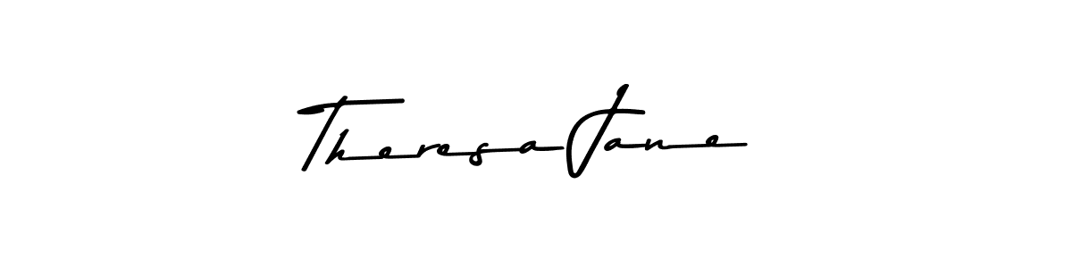 The best way (Asem Kandis PERSONAL USE) to make a short signature is to pick only two or three words in your name. The name Theresa Jane include a total of six letters. For converting this name. Theresa Jane signature style 9 images and pictures png