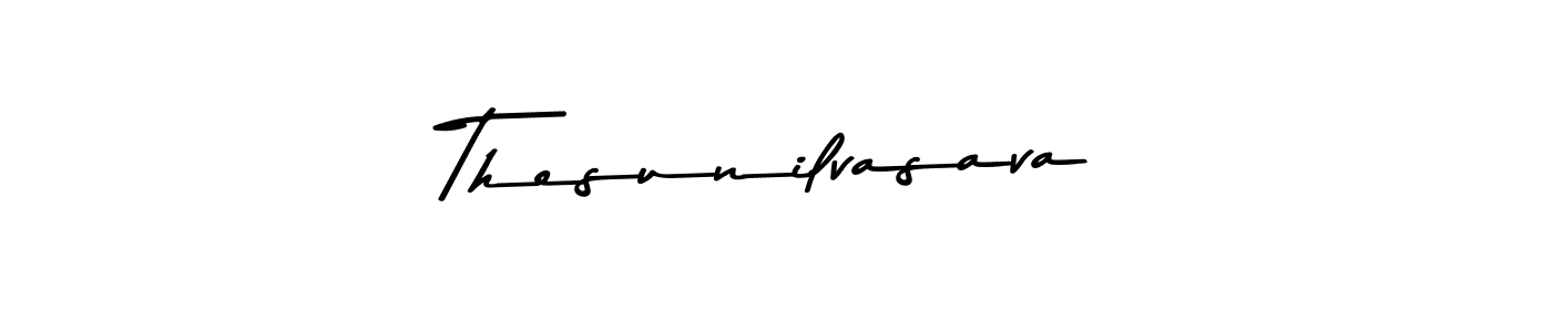 Design your own signature with our free online signature maker. With this signature software, you can create a handwritten (Asem Kandis PERSONAL USE) signature for name Thesunilvasava. Thesunilvasava signature style 9 images and pictures png