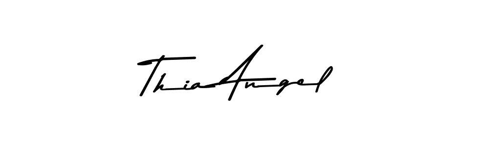 Similarly Asem Kandis PERSONAL USE is the best handwritten signature design. Signature creator online .You can use it as an online autograph creator for name Thia Angel. Thia Angel signature style 9 images and pictures png