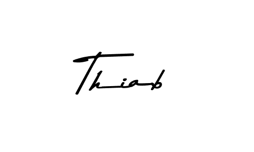 Use a signature maker to create a handwritten signature online. With this signature software, you can design (Asem Kandis PERSONAL USE) your own signature for name Thiab. Thiab signature style 9 images and pictures png