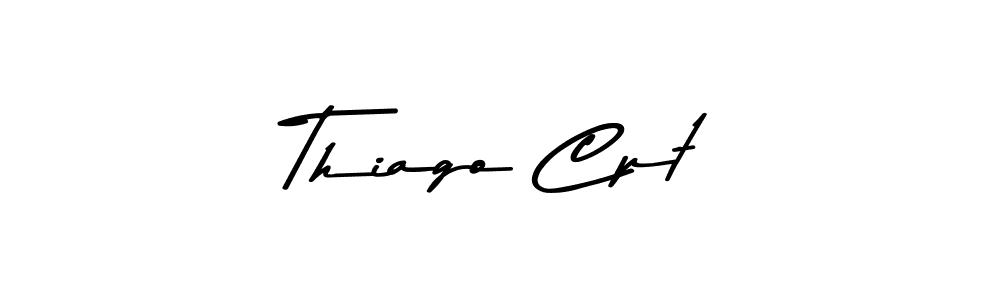 Also we have Thiago Cpt name is the best signature style. Create professional handwritten signature collection using Asem Kandis PERSONAL USE autograph style. Thiago Cpt signature style 9 images and pictures png