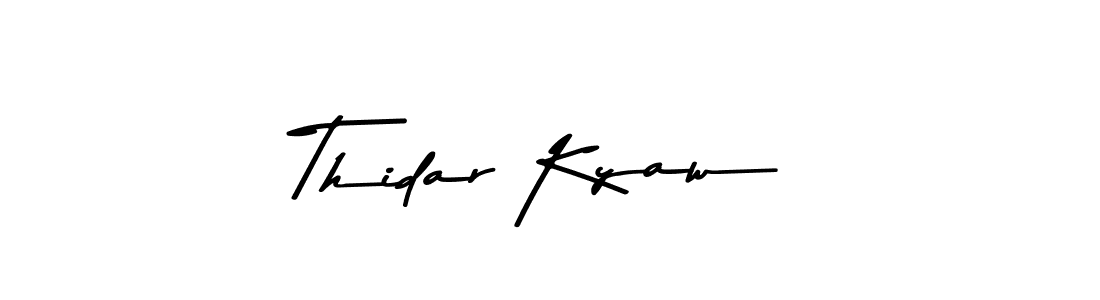 Also we have Thidar Kyaw name is the best signature style. Create professional handwritten signature collection using Asem Kandis PERSONAL USE autograph style. Thidar Kyaw signature style 9 images and pictures png