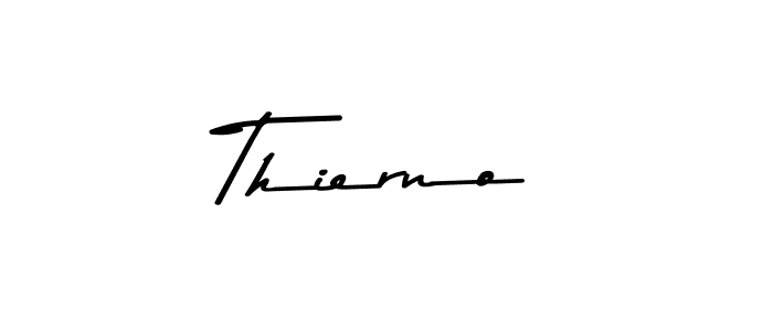 You should practise on your own different ways (Asem Kandis PERSONAL USE) to write your name (Thierno) in signature. don't let someone else do it for you. Thierno signature style 9 images and pictures png