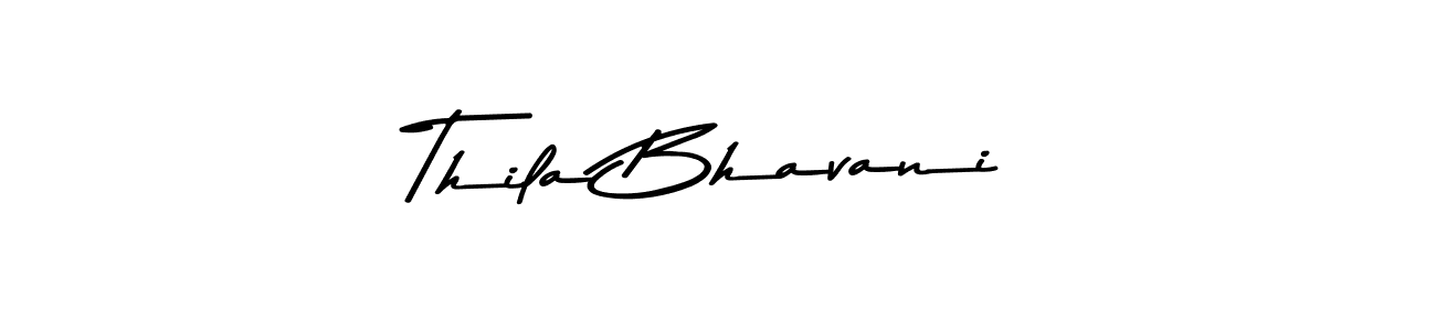 Design your own signature with our free online signature maker. With this signature software, you can create a handwritten (Asem Kandis PERSONAL USE) signature for name Thila Bhavani. Thila Bhavani signature style 9 images and pictures png