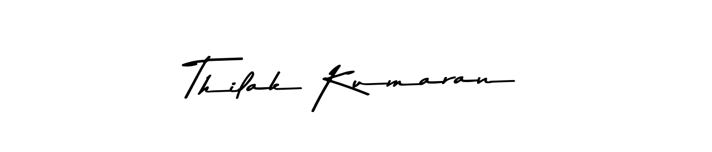 Make a beautiful signature design for name Thilak Kumaran. Use this online signature maker to create a handwritten signature for free. Thilak Kumaran signature style 9 images and pictures png