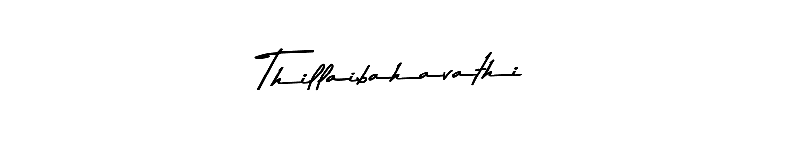 Make a beautiful signature design for name Thillaibahavathi. With this signature (Asem Kandis PERSONAL USE) style, you can create a handwritten signature for free. Thillaibahavathi signature style 9 images and pictures png