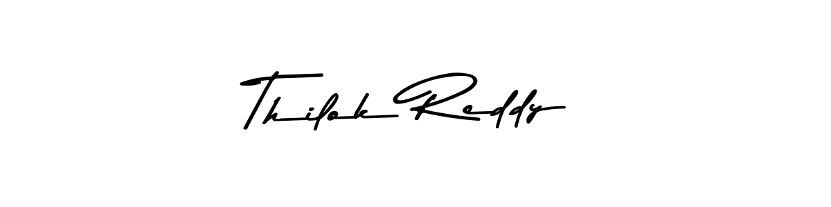 Also we have Thilok Reddy name is the best signature style. Create professional handwritten signature collection using Asem Kandis PERSONAL USE autograph style. Thilok Reddy signature style 9 images and pictures png