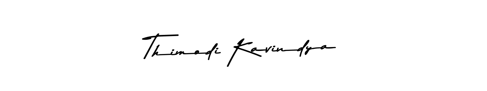 Create a beautiful signature design for name Thimodi Kavindya. With this signature (Asem Kandis PERSONAL USE) fonts, you can make a handwritten signature for free. Thimodi Kavindya signature style 9 images and pictures png