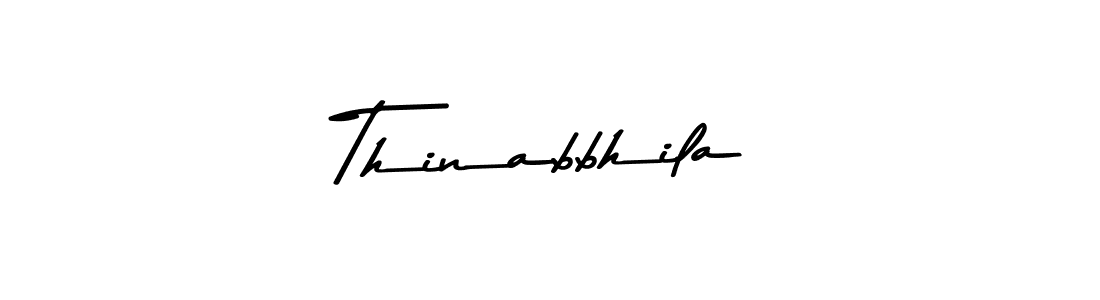 Create a beautiful signature design for name Thinabbhila. With this signature (Asem Kandis PERSONAL USE) fonts, you can make a handwritten signature for free. Thinabbhila signature style 9 images and pictures png