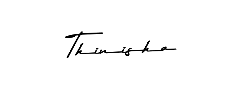 Also we have Thinisha name is the best signature style. Create professional handwritten signature collection using Asem Kandis PERSONAL USE autograph style. Thinisha signature style 9 images and pictures png