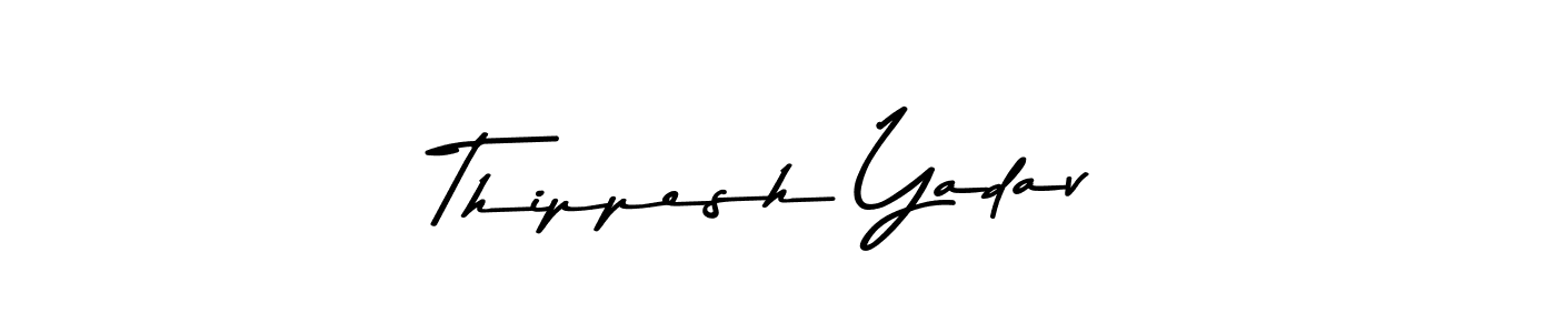 You should practise on your own different ways (Asem Kandis PERSONAL USE) to write your name (Thippesh Yadav) in signature. don't let someone else do it for you. Thippesh Yadav signature style 9 images and pictures png