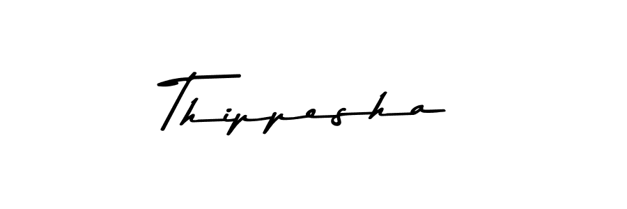 Create a beautiful signature design for name Thippesha. With this signature (Asem Kandis PERSONAL USE) fonts, you can make a handwritten signature for free. Thippesha signature style 9 images and pictures png