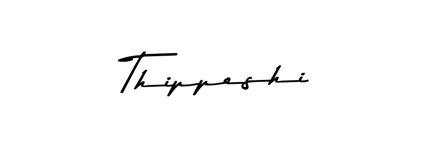 Use a signature maker to create a handwritten signature online. With this signature software, you can design (Asem Kandis PERSONAL USE) your own signature for name Thippeshi. Thippeshi signature style 9 images and pictures png