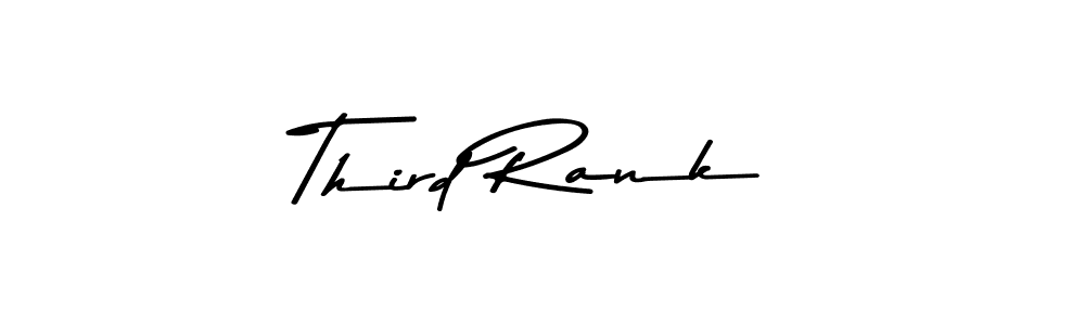 Also You can easily find your signature by using the search form. We will create Third Rank name handwritten signature images for you free of cost using Asem Kandis PERSONAL USE sign style. Third Rank signature style 9 images and pictures png