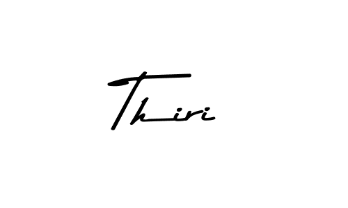 Create a beautiful signature design for name Thiri. With this signature (Asem Kandis PERSONAL USE) fonts, you can make a handwritten signature for free. Thiri signature style 9 images and pictures png