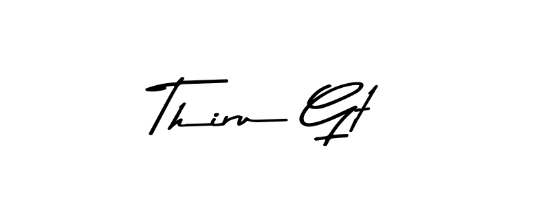 This is the best signature style for the Thiru Gt name. Also you like these signature font (Asem Kandis PERSONAL USE). Mix name signature. Thiru Gt signature style 9 images and pictures png