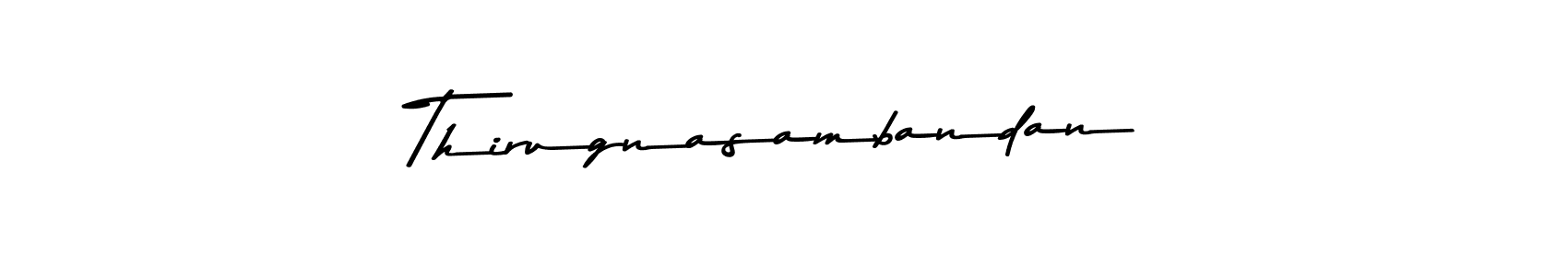 Make a beautiful signature design for name Thirugnasambandan. With this signature (Asem Kandis PERSONAL USE) style, you can create a handwritten signature for free. Thirugnasambandan signature style 9 images and pictures png